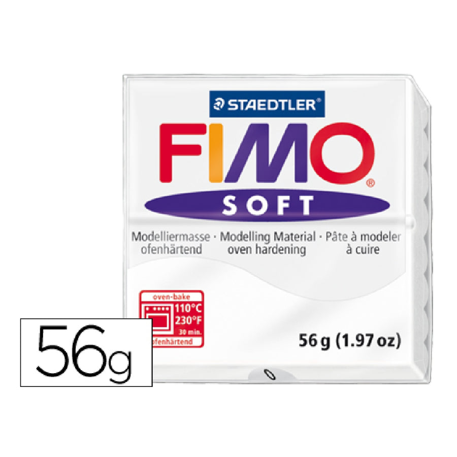STAEDTLER - Pasta Staedtler Fimo Soft 57 GR Color Blanco