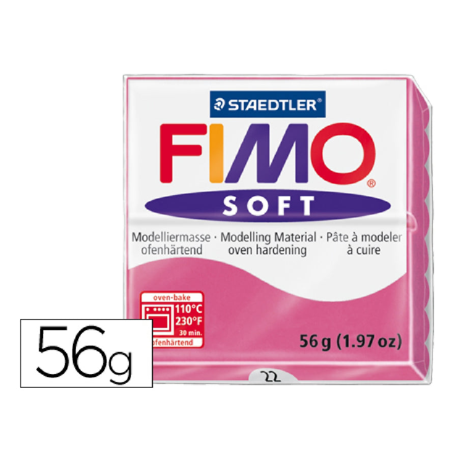 STAEDTLER - Pasta Staedtler Fimo Soft 57 GR Color Frambuesa