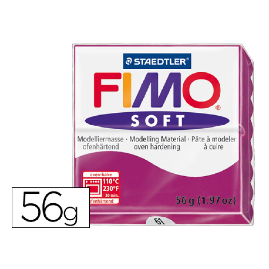 STAEDTLER - Pasta Staedtler Fimo Soft 57 GR Color Purpura
