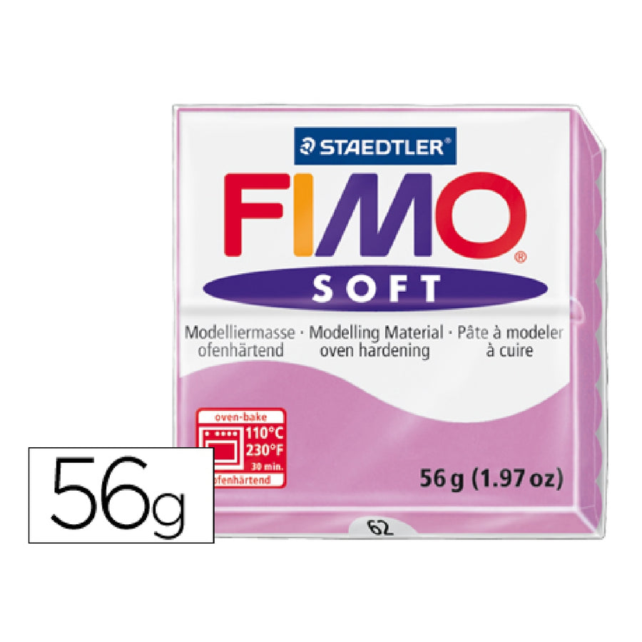 STAEDTLER - Pasta Staedtler Fimo Soft 57 GR Color Violeta Claro