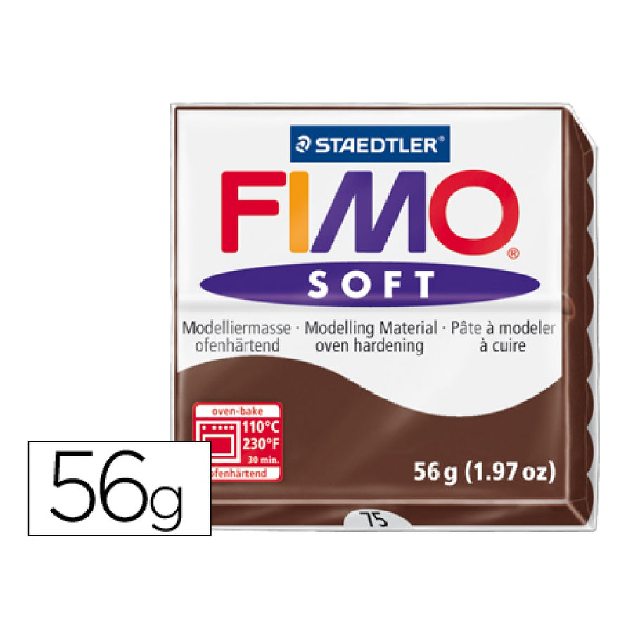 STAEDTLER - Pasta Staedtler Fimo Soft 57 GR Color Chocolate