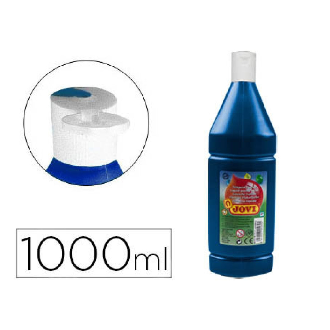 JOVI - Tempera Liquida Jovi Escolar 1000 ML Azul Ultramar