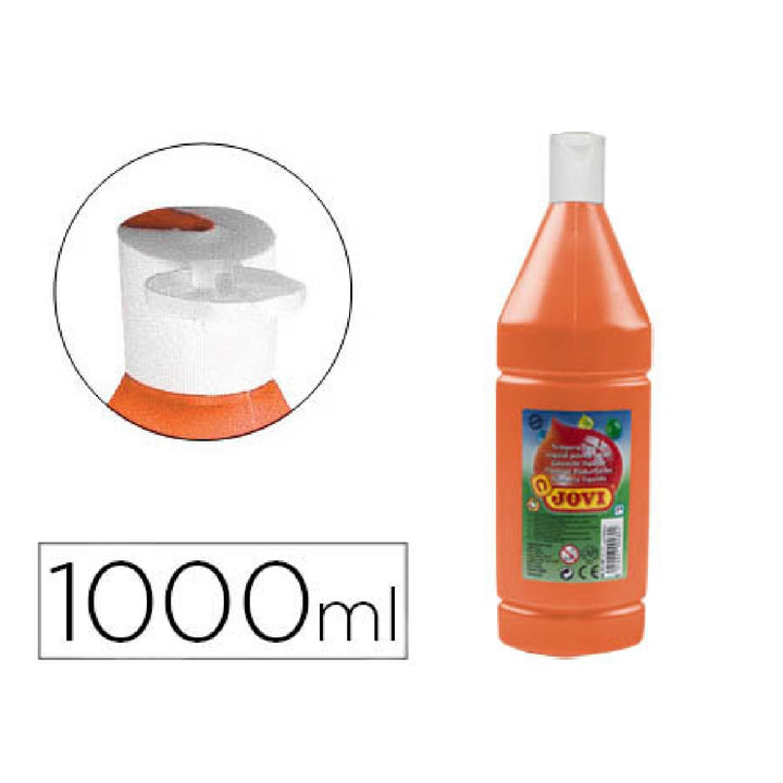JOVI - Tempera Liquida Jovi Escolar 1000 ML Naranja