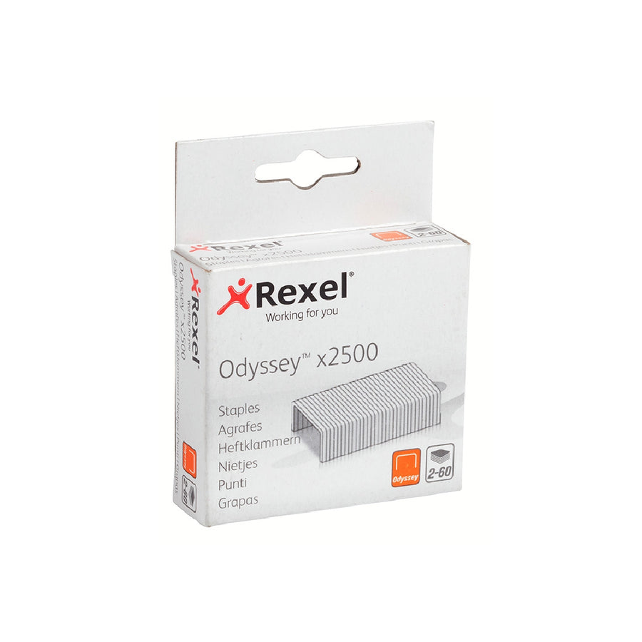 REXEL - Grapas Rexel Odyssey Galvanizada Caja de 2500 Unidades