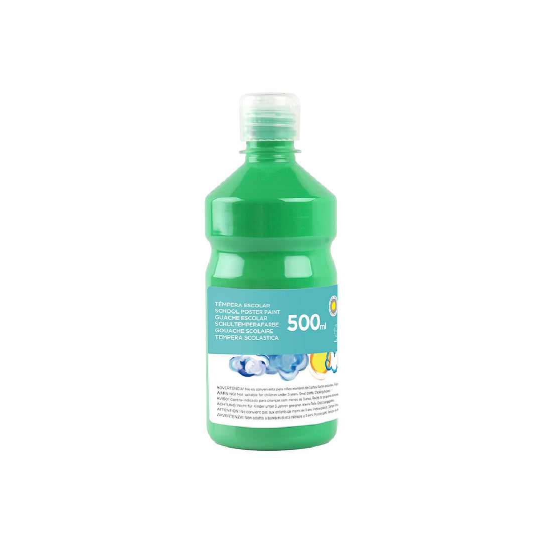 LIDERPAPEL - Tempera Liquida Liderpapel Escolar 500 ML Verde