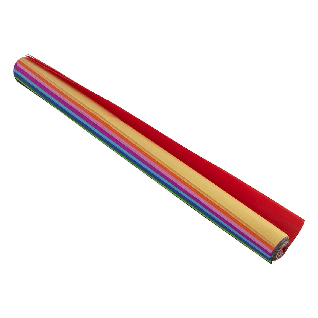 LIDERPAPEL - Papel Seda Liderpapel 12 Colores Surtidos 17g/M2 Rollo de 24 Hojas 50x75cm