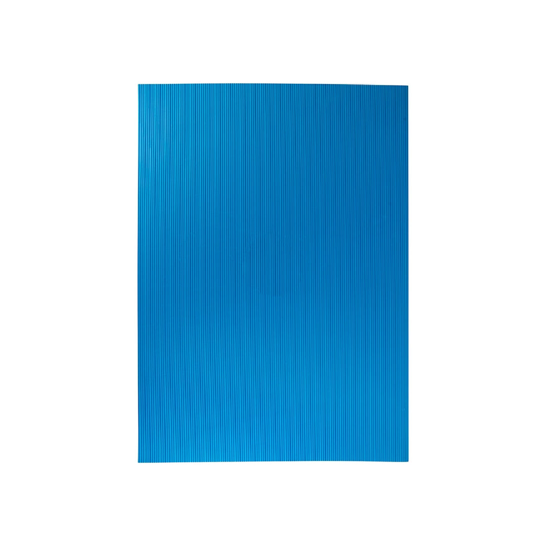 LIDERPAPEL - Goma Eva Ondulada Liderpapel 50x70cm 2.2mm de Espesor Azul Claro