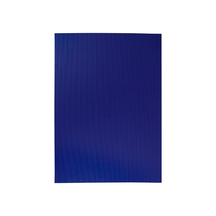 LIDERPAPEL - Goma Eva Ondulada Liderpapel 50x70cm 2.2mm de Espesor Azul Oscuro