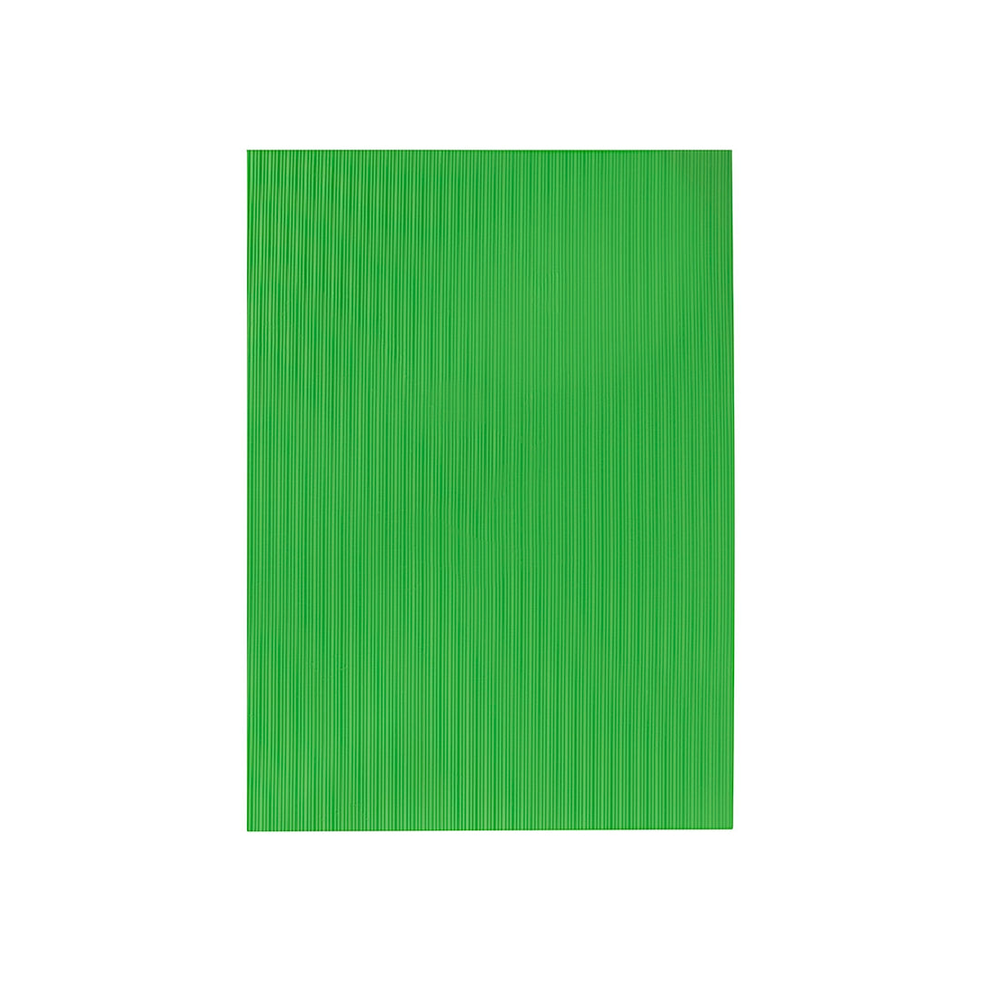 LIDERPAPEL - Goma Eva Ondulada Liderpapel 50x70cm 2.2mm de Espesor Verde