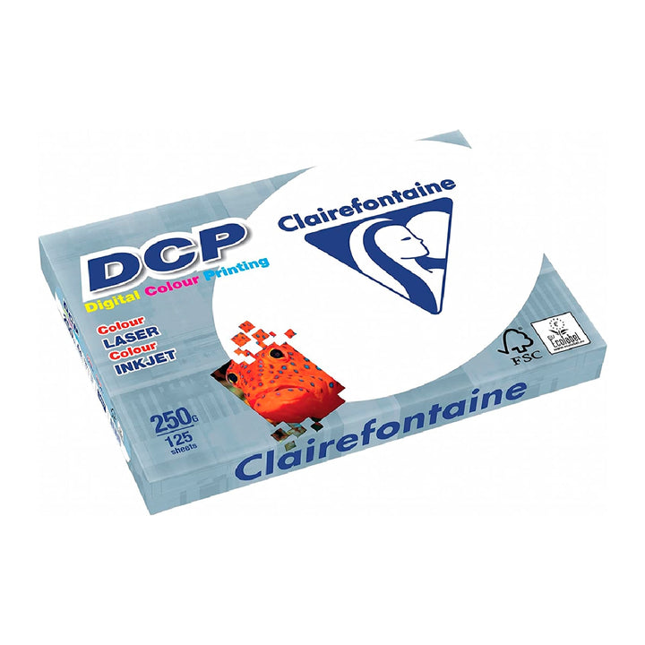 CLAIREFONTAINE - Papel Fotocopiadora Clairefontaine Din A4 250 Gramos Paquete de 125 Hojas