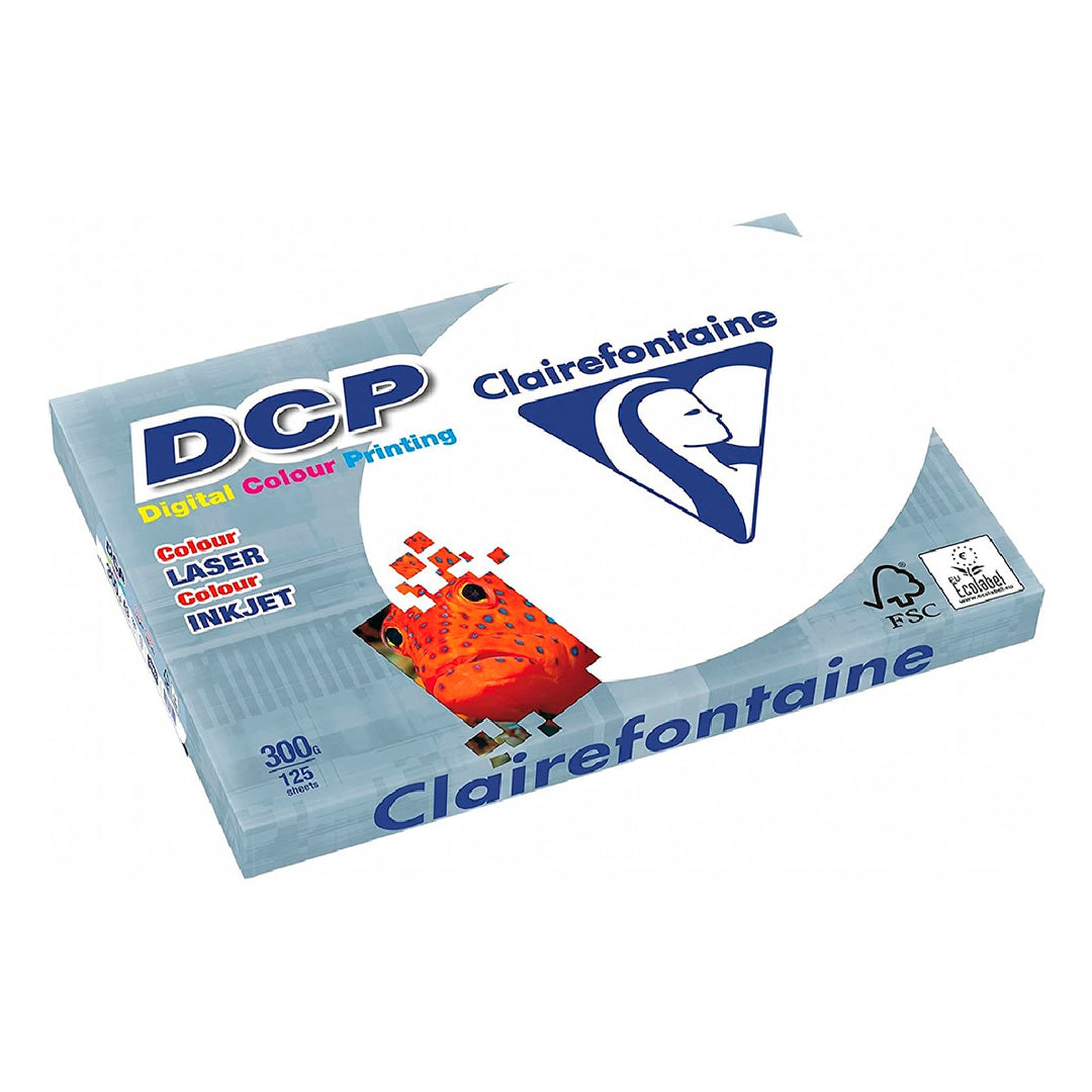 CLAIREFONTAINE - Papel Fotocopiadora Clairefontaine Din A4 300 Gramos Paquete de 125 Hojas