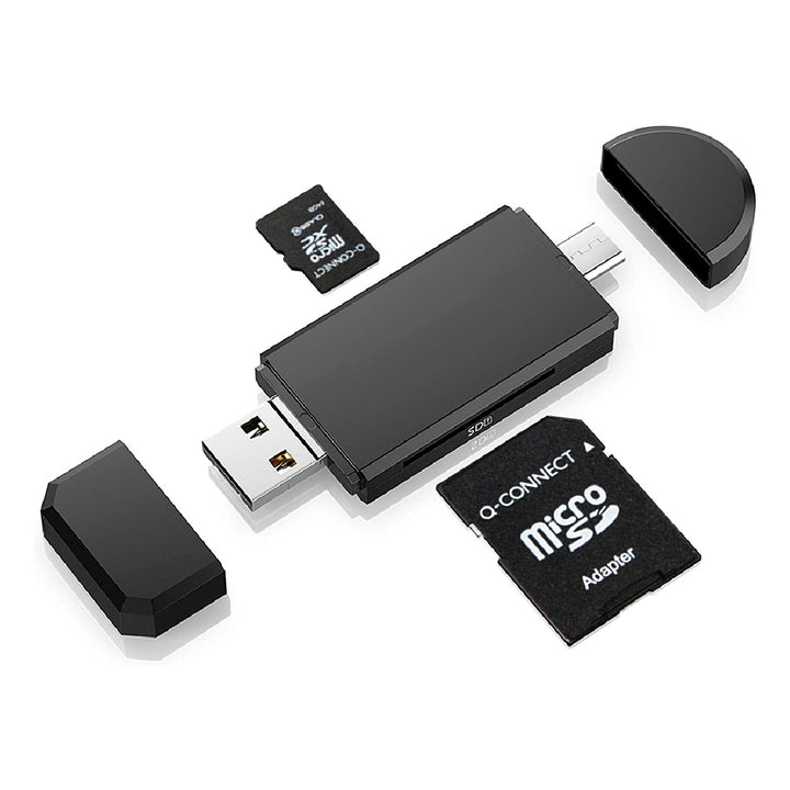 Q-CONNECT - Memoria SD Micro Q-Connect Flash 8 GB Clase 4 Con Adaptador