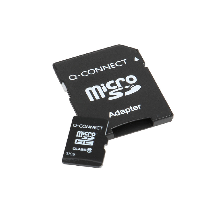 Q-CONNECT - Memoria SD Micro Q-Connect Flash 32 GB Clase 6 Con Adaptador