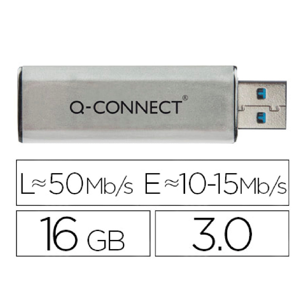 Q-CONNECT - Memoria Usb Q-Connect Flash 16 GB 3.0