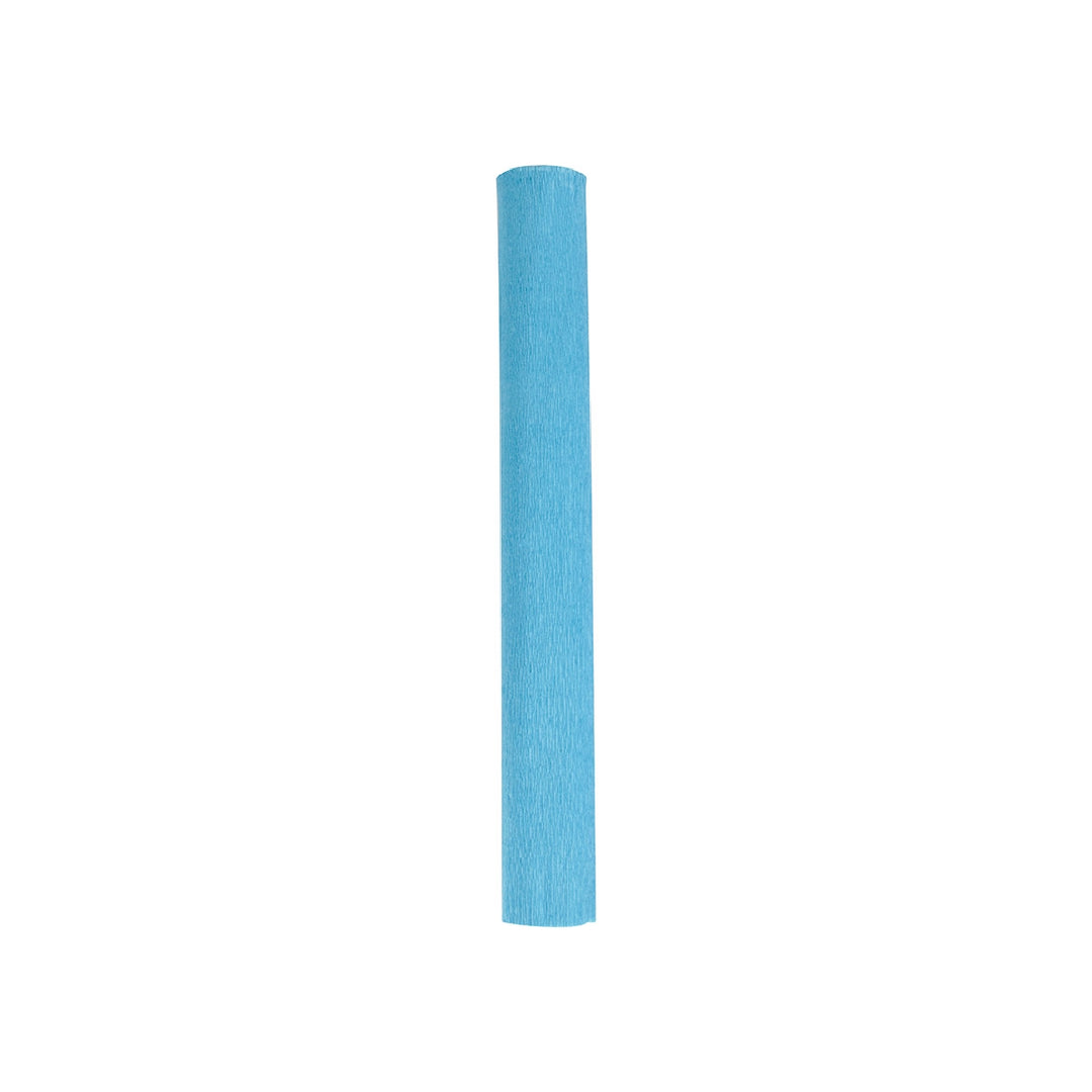 LIDERPAPEL - Papel Crespon Liderpapel Rollo de 50 cm X 2.5 M 85g/M2 Celeste
