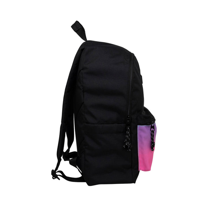 MILAN Sunset - Mochila Escolar 2 Cremalleras con Divisor para Portátil. Capacidad 22L. Negra