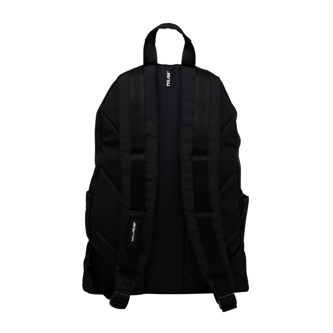 MILAN Sunset - Mochila Escolar 2 Cremalleras con Divisor para Portátil. Capacidad 22L. Negra