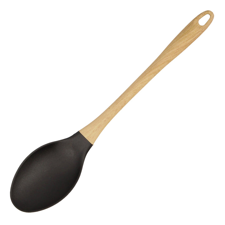 QUID Baobab - Juego de 5 Utensilios de Cocina en Nylon y Mango Madera Soft Touch