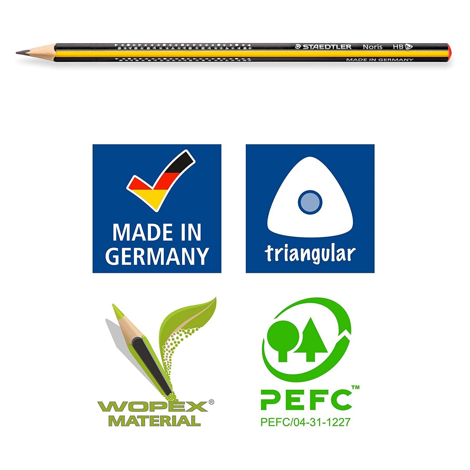 STAEDTLER 120-2 - Lápiz de Grafito Hexagonal 2HB, Madera Certificada E –  PracticOffice
