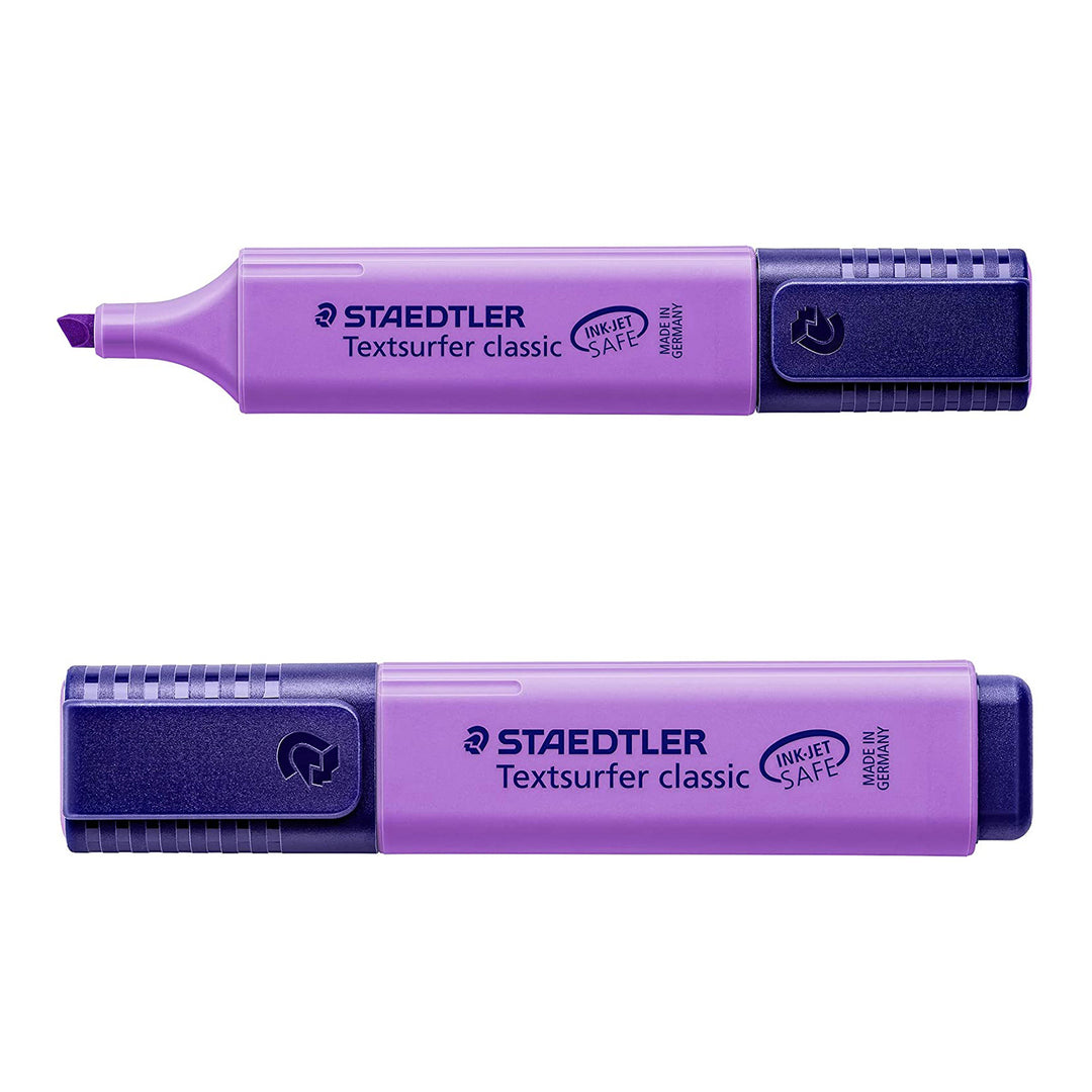 STAEDTLER - Set de 5 Marcadores Fluorescentes Textsurfer Classic 364 C. Violeta