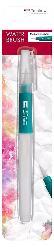 TOMBOW - Pincel Water Brush Con Deposito Rellenable Punta Media
