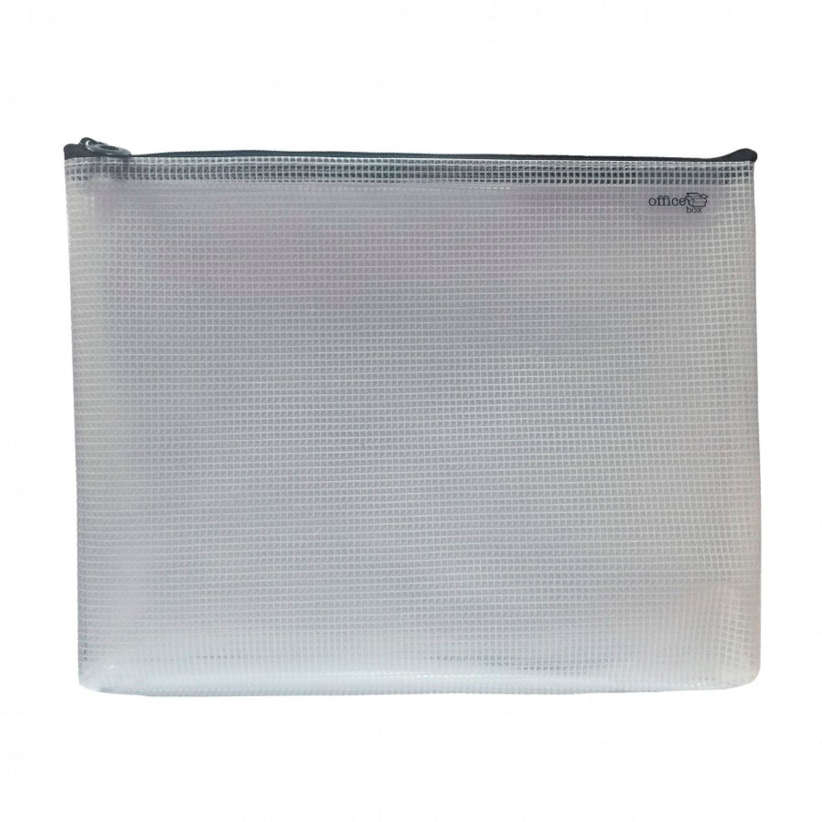 Office Box - Bolsa Multiusos Multi Bag A4 Transparente con Cierre de Cremallera