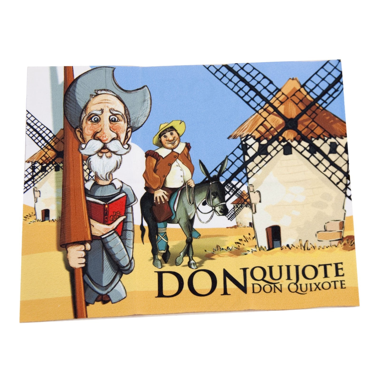 Paño de Microfibra Limpia-Gafas en Estuche Transparente, Colección Don Quijote