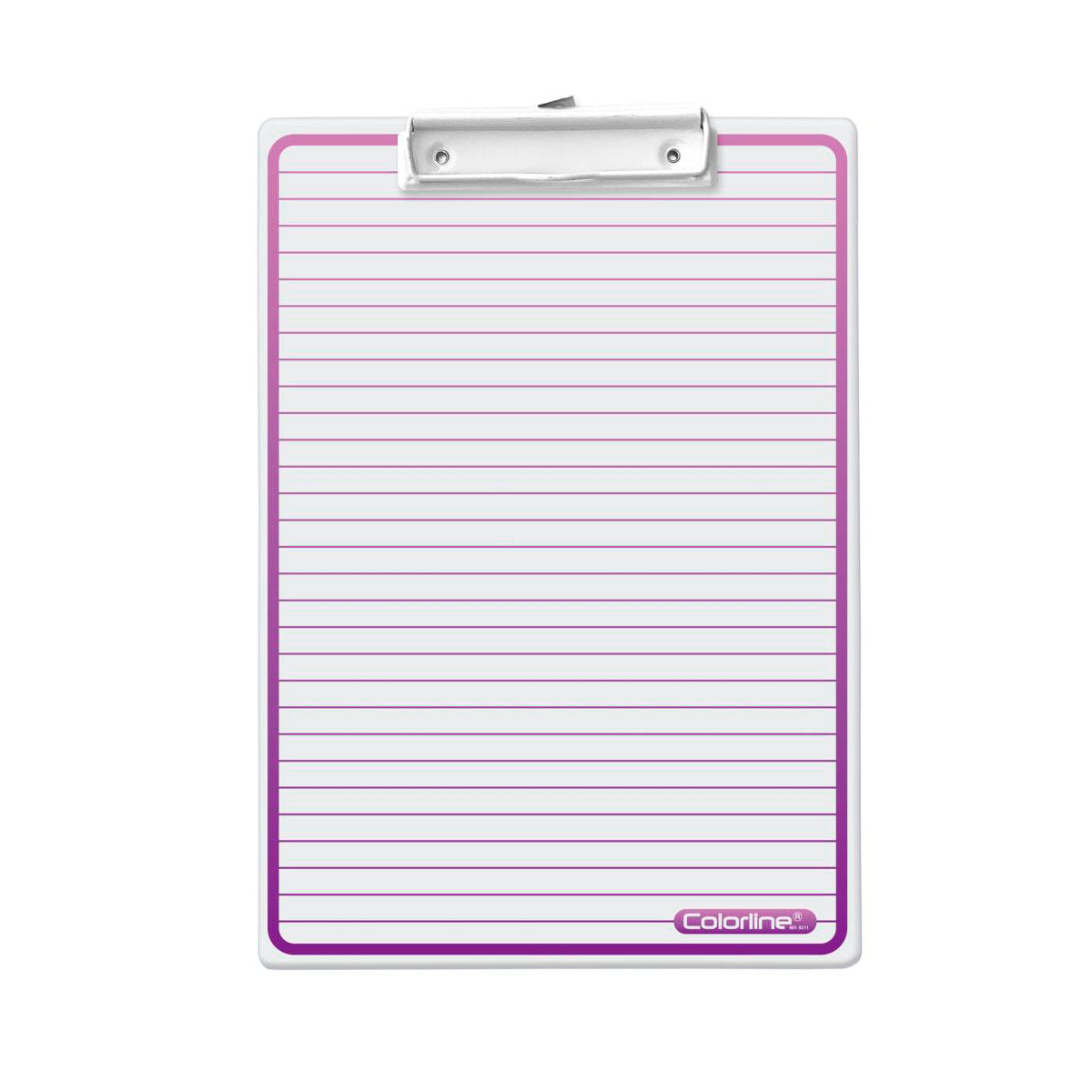 ColorLine - Soporte Porta Documentos A4+ con Pinza y Falsilla de Escritura