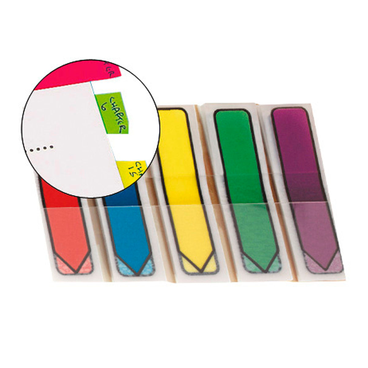 POST-IT -  Dispensador Banderitas Separadoras 5 Colores Brillantespost-IT Index 684arr1 100 Banderitas