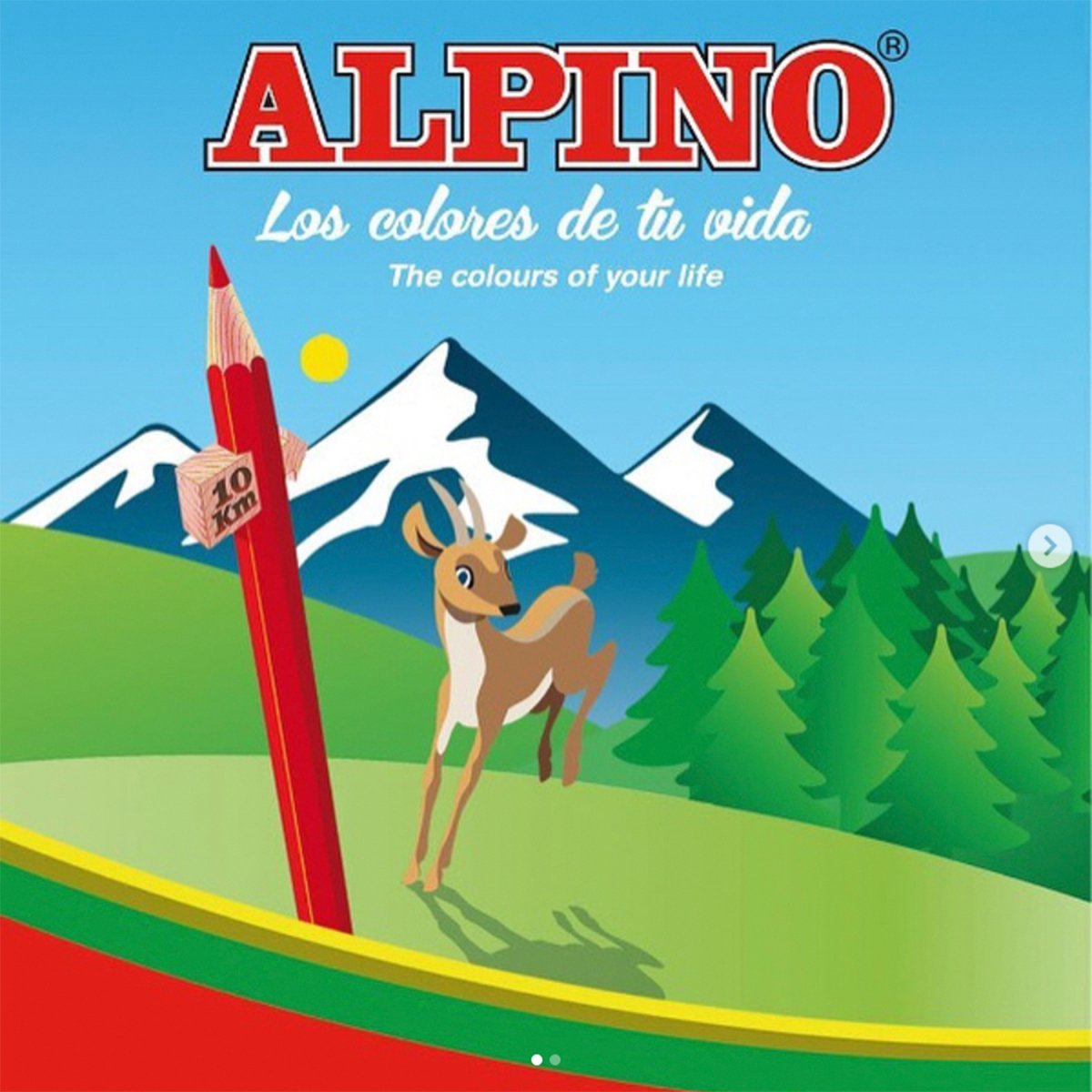 ALPINO LAPICES DE COLORES C.12 PINTURAS MADERA 654 LARGA — Cartabon