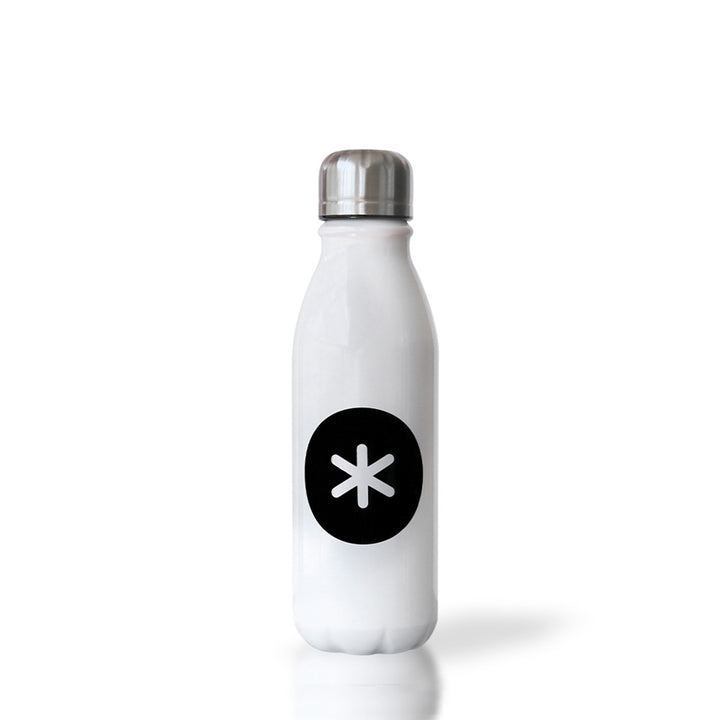 ANTARTIK - Botella de Agua Reutilizable de 550 ml en Aluminio. Blanco