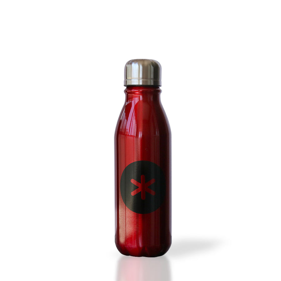 ANTARTIK - Botella de Agua Reutilizable de 550 ml en Aluminio, Rojo