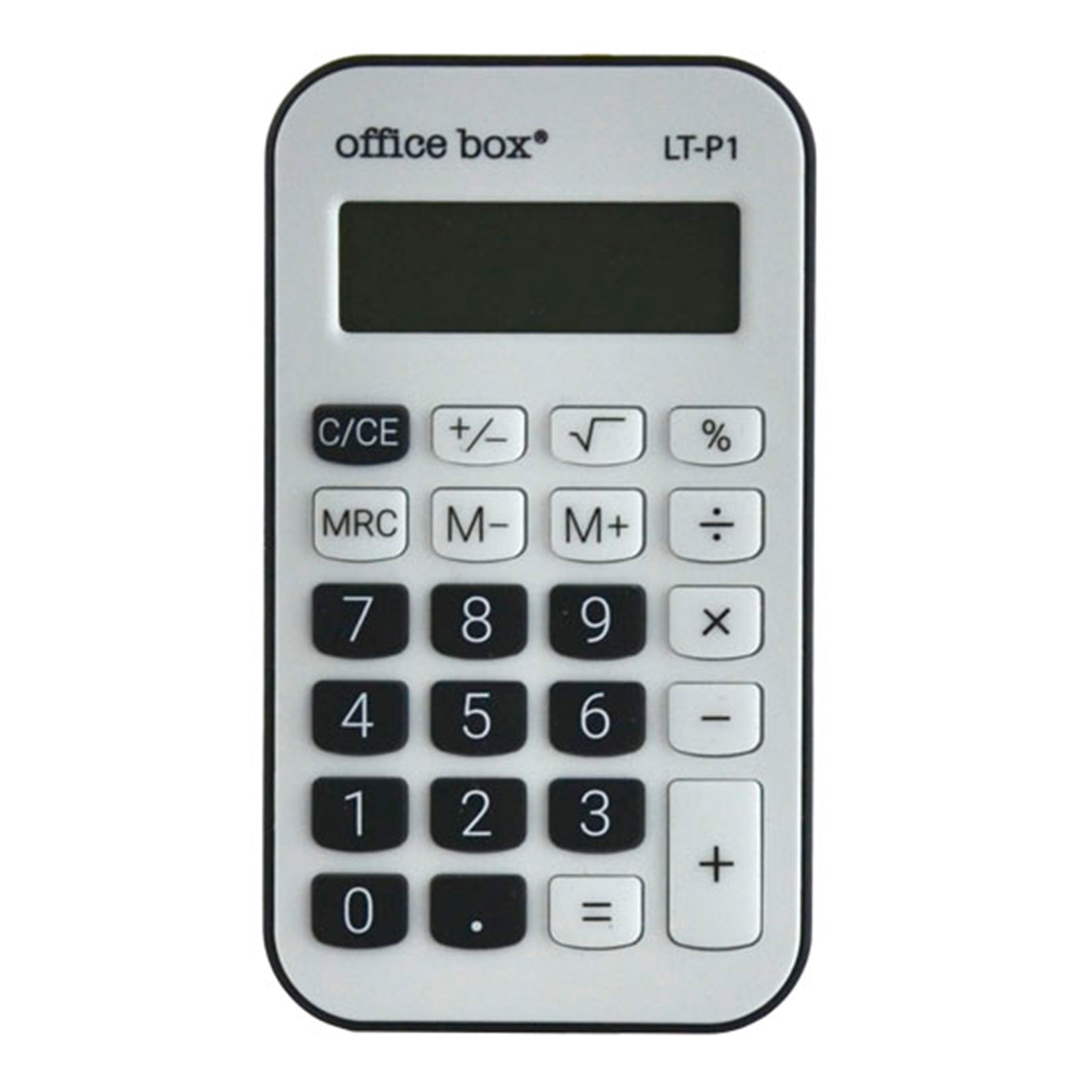 OFFICEBOX Pocket - Calculadora Pequeña de 8 Dígitos Ideal Estuche. Negro