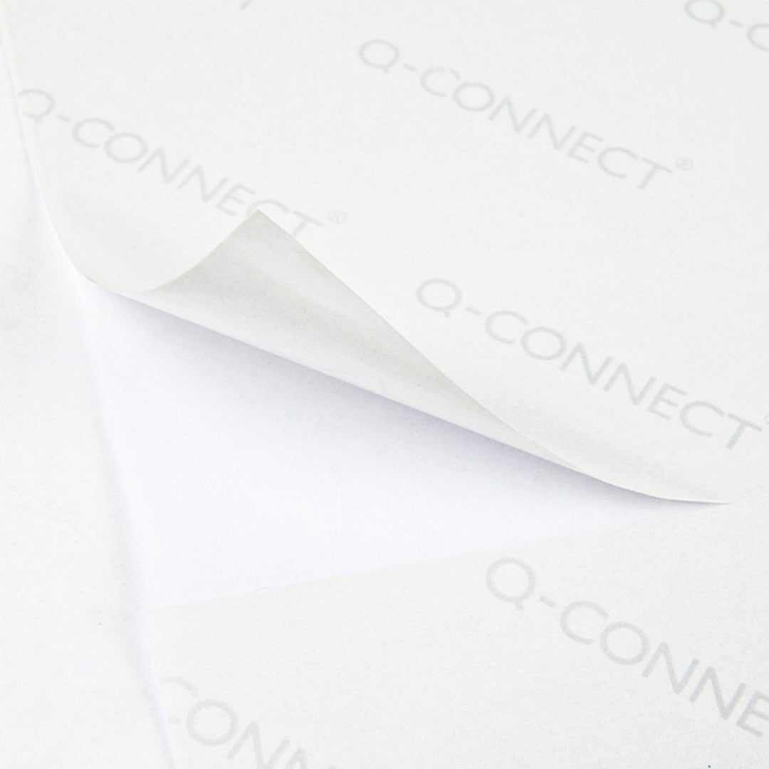 Q-CONNECT - Etiqueta Adhesiva 99.1 x 67.7 mm Laser Ink-Jet DIN A4. Caja 8 x 100