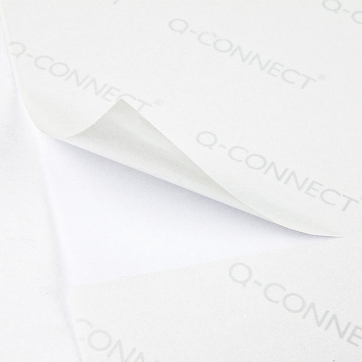 Q-CONNECT - Etiqueta Adhesiva 99.1 x 67.7 mm Laser Ink-Jet DIN A4. Caja 8 x 100