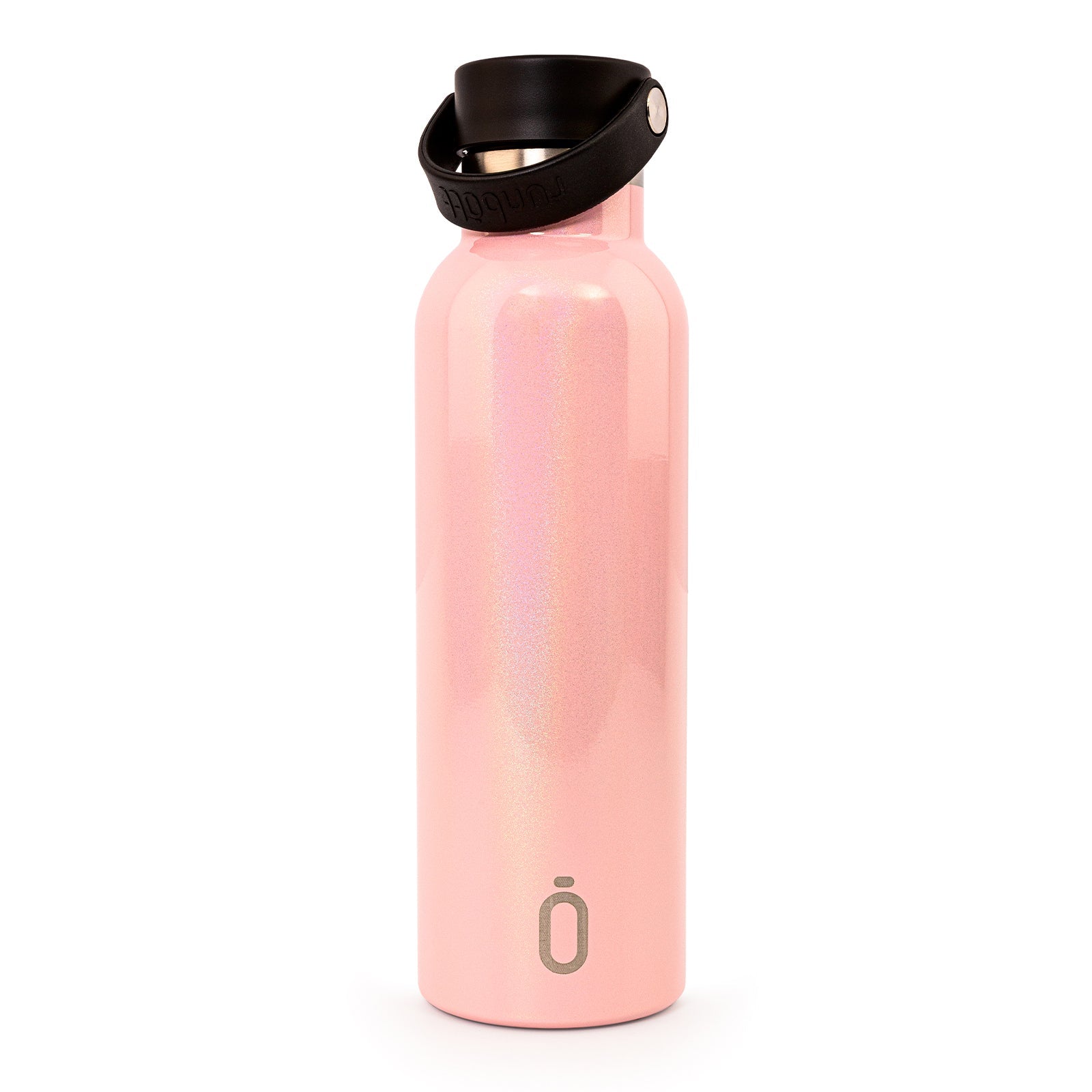 Runbott Perla - Botella Térmica de 0.6L con Interior Cerámico y Acabado Brillante. Rosa