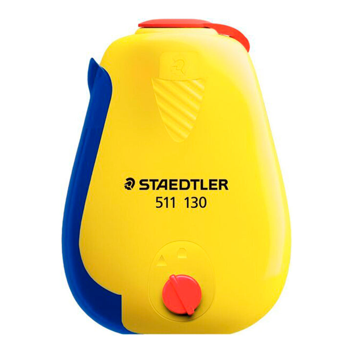 STAEDTLER - Sacapuntas Doble con Depósito y Tapa Protectora. Apto Diestros y Zurdos