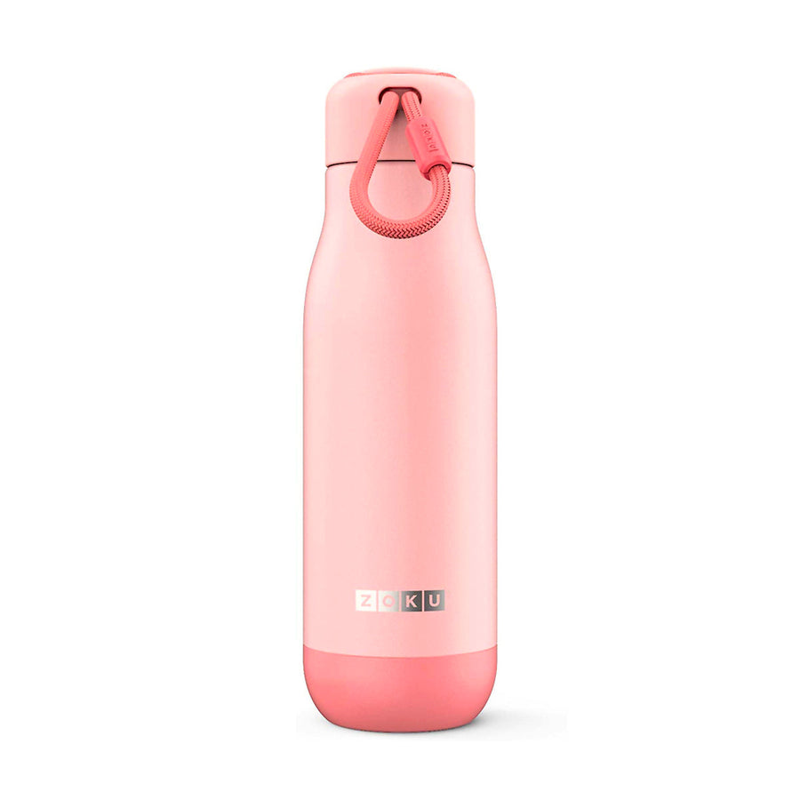 ZOKU PC - Botella Térmica de 0.5L en Acero Inoxidable de Doble Pared. Pink