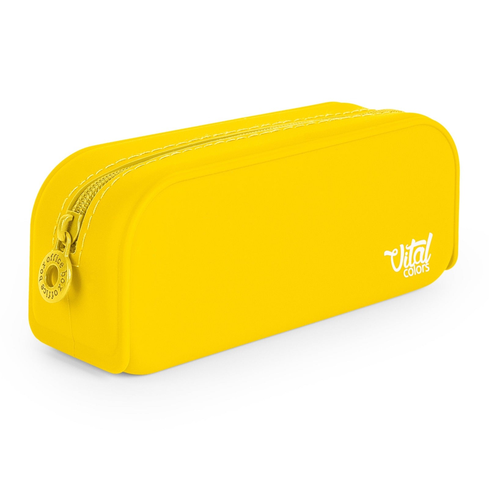 Estuche Multiuso en Silicona con Tacto Ultra Soft, Edición Vital Colors. Amarillo