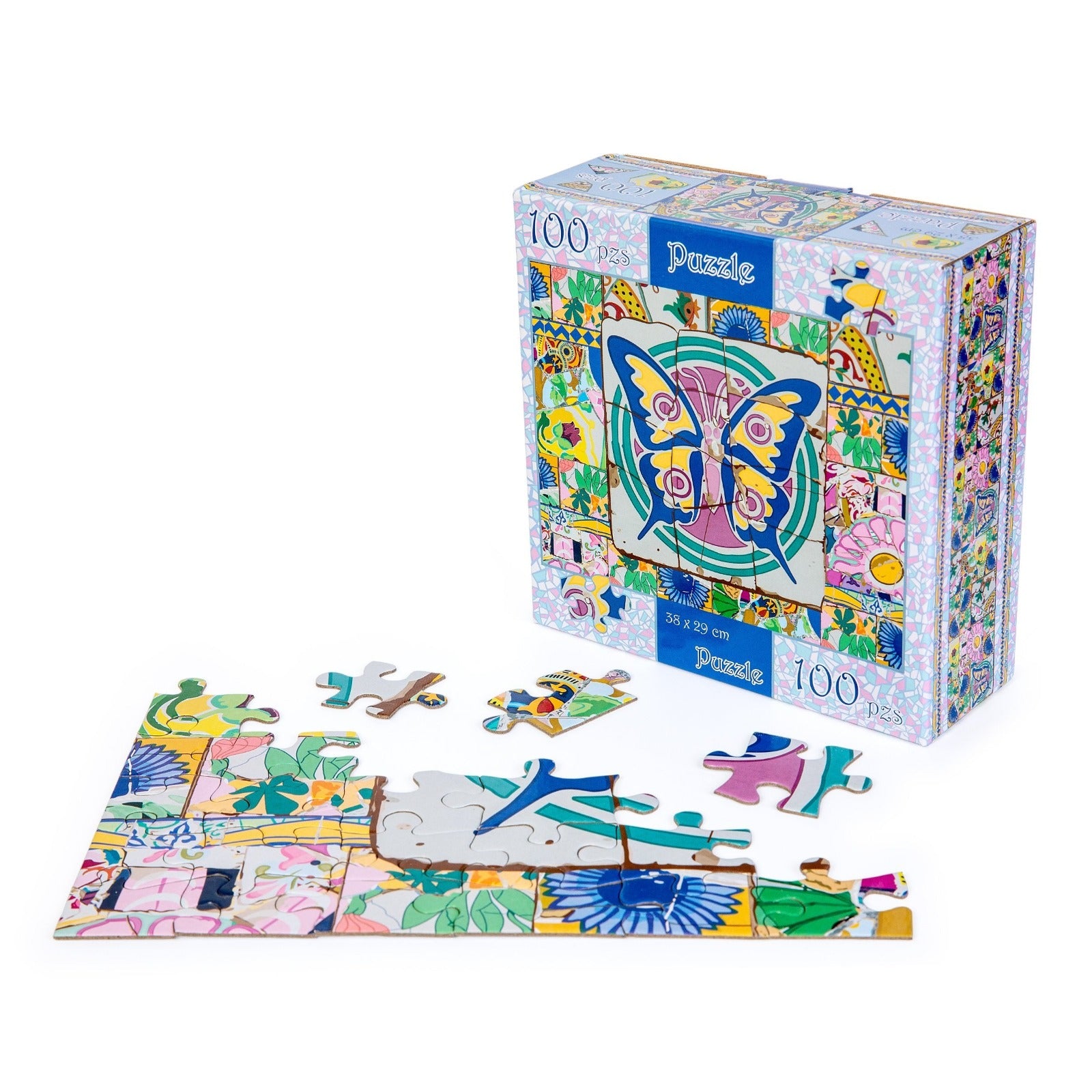 JAVIER Mosaico - Puzzle Rectangular Infantil de 100 Piezas