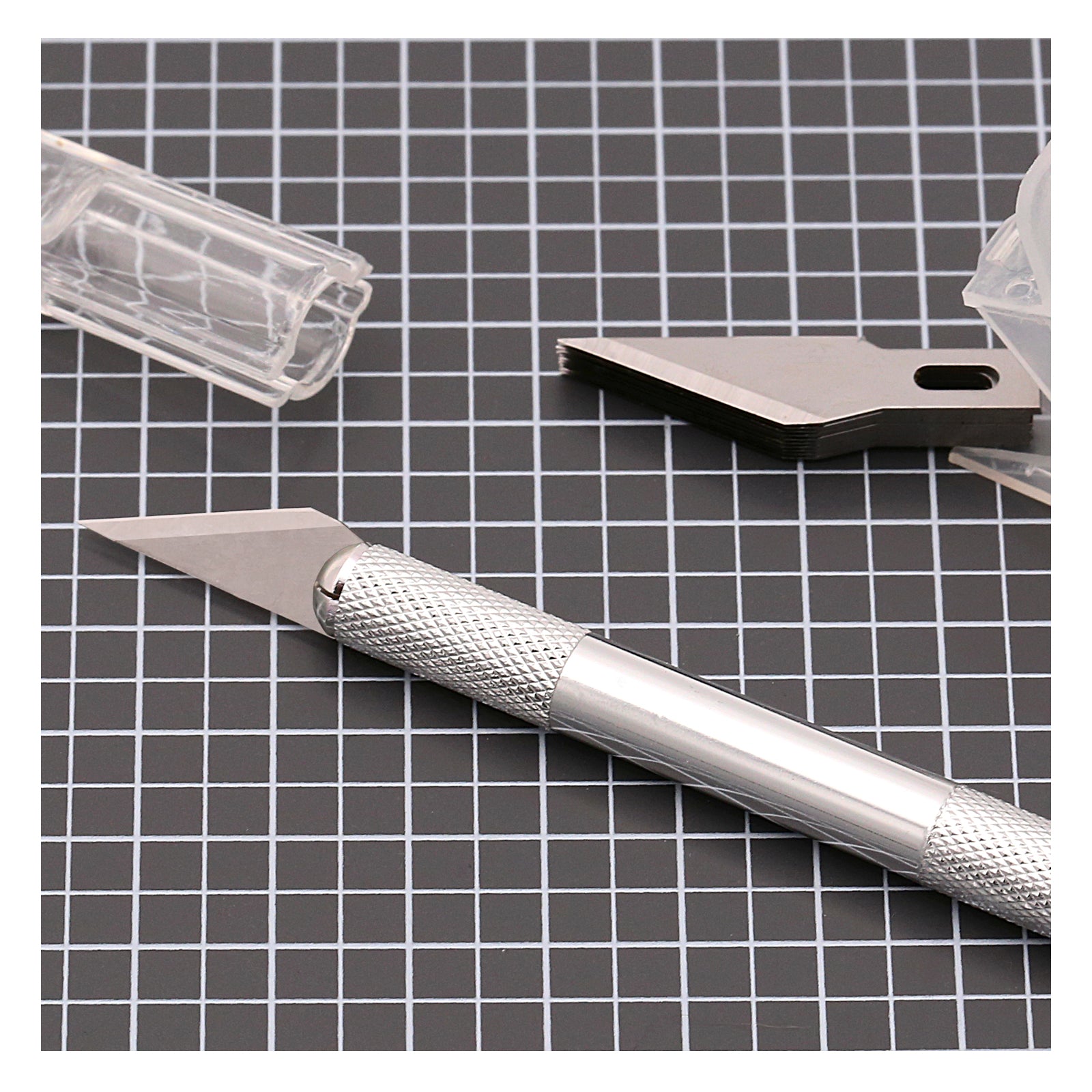 3 Claveles - Caja con 10 Cuchillas de Recambio para Cutter Escalpelo