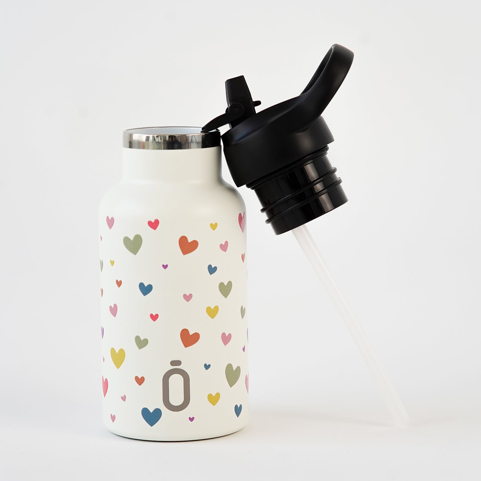 Runbott Confeti - Botella Térmica Infantil 0.35L con Interior Cerámico. Estrellas Melón