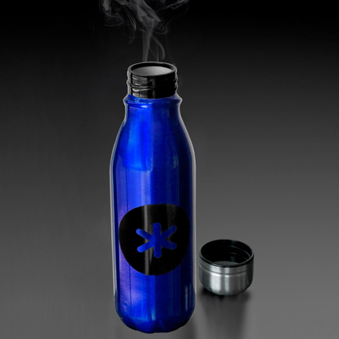 ANTARTIK - Botella de Agua Reutilizable de 550 ml en Aluminio, Azul