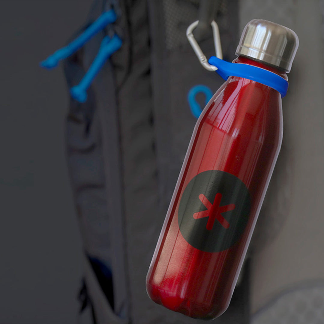 ANTARTIK - Botella de Agua Reutilizable de 550 ml en Aluminio, Rojo