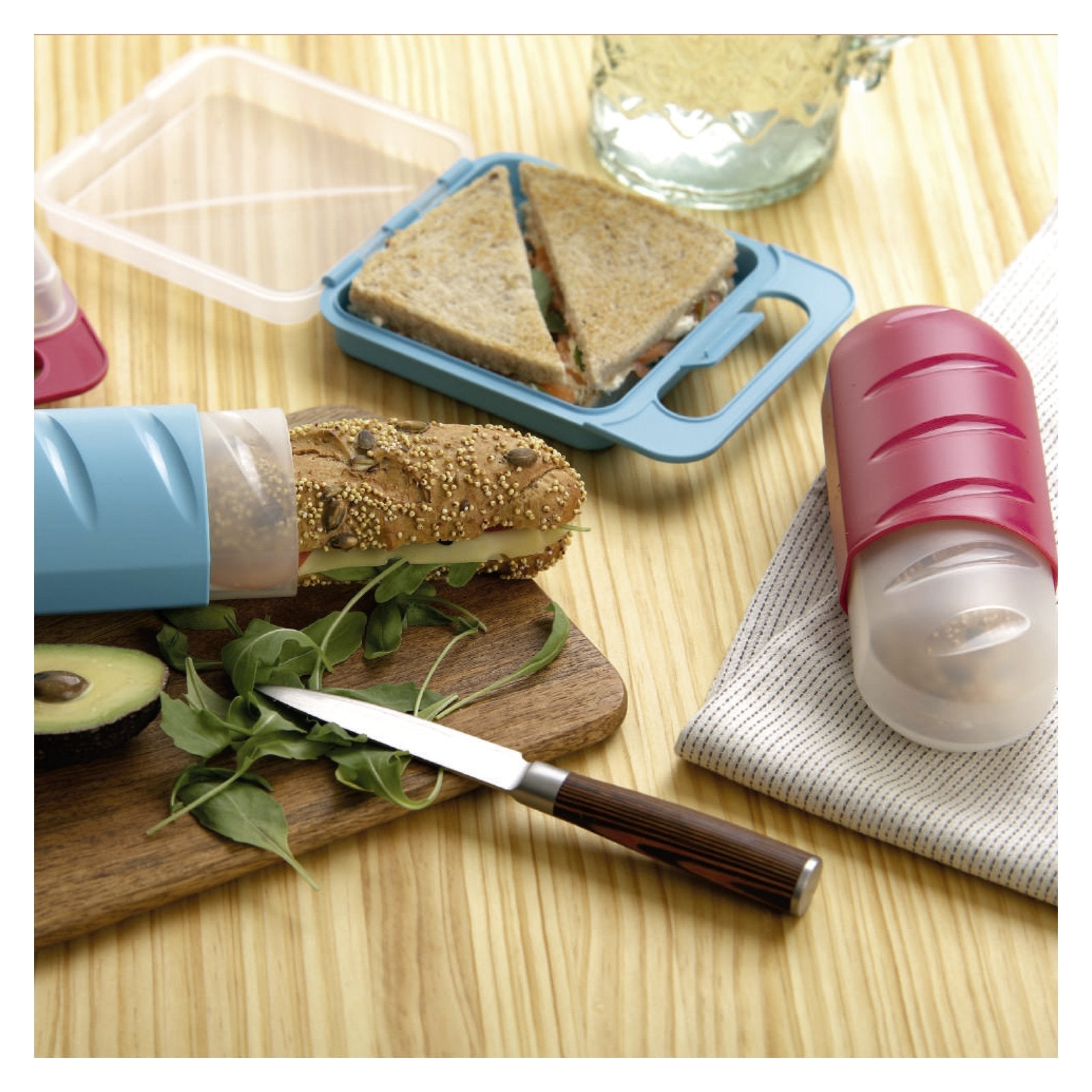 TATAY 1167100 - Porta Sandwich Reutilizable y Ecológico Libre de BPA