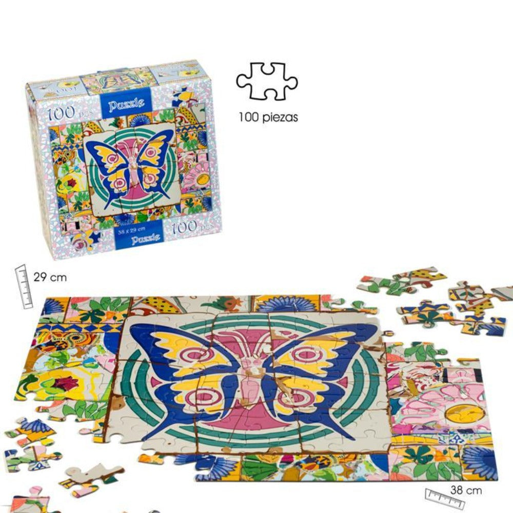 JAVIER Mosaico - Puzzle Rectangular Infantil de 100 Piezas