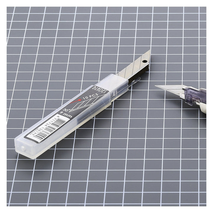 SDI - Pack de 10 Cuchillas de Recambio Acero SK2+Cr. de 9mm  30º Cutter Ingenuity