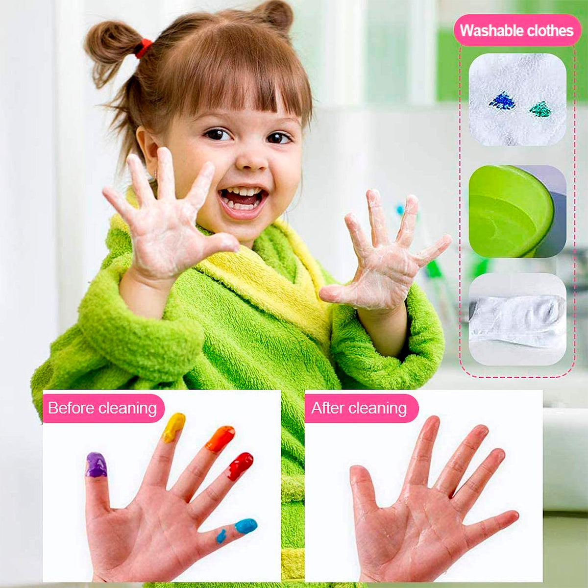 CARIOCA Baby - Pintura a Dedos Super Lavable 8 Colores Surtidos