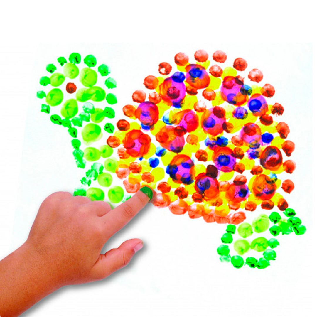 JOVI - Lote de 5 Botes de Pintura para Dedos en Colores Surtidos