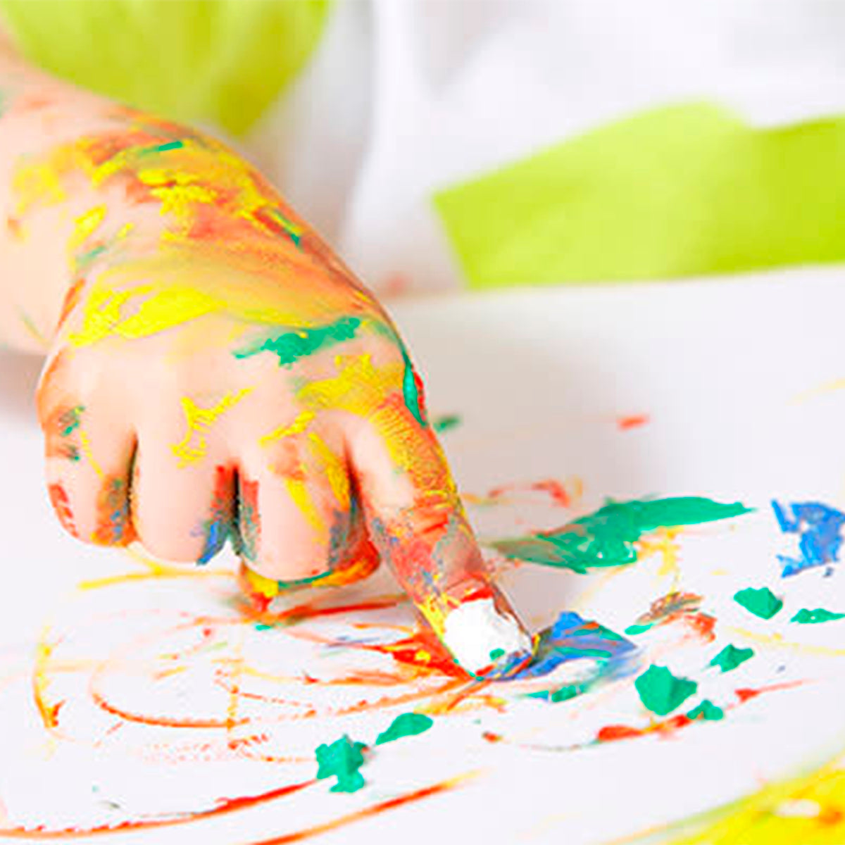 MAPED Color Peps - Lote de 4 Botes de Pintura para Dedos en Colores Surtidos